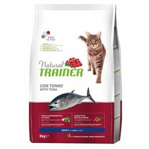 3kg Natural Trainer Adult tonhal száraz macskatáp