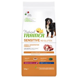 12kg Natural Trainer Sensitive No Gluten Adult Medium/Maxi kacsa száraz kutyatáp