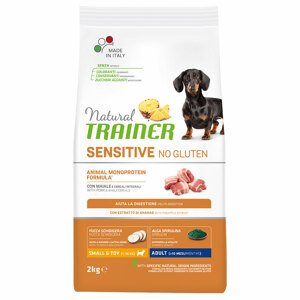 2kg Natural Trainer Sensitive No Gluten Small sertés száraz kutyatáp