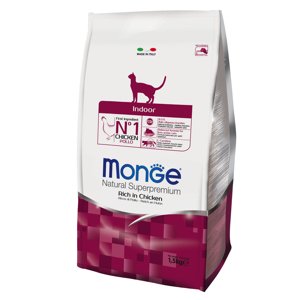 3x1,5kg Monge Super Premium Indoor Cat száraz macskatáp
