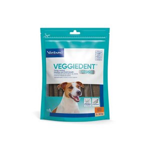 30x17g (S méret) Virbac VEGGIEDENT Fresh - kistestű kutyáknak (5-10 kg)