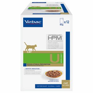 12x85g Virbac Veterinary Cat Urology Dissolution & Prevention nedves macskatáp