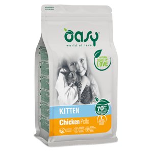 1,5kg Kitten Chicken Oasy száraz macskák számára