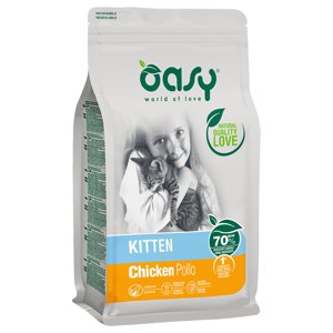 7,5kg Kitten Chicken Oasy száraz macskák számára