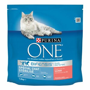 1,5kg Sterilizált macska lazac PURINA ONE - Macskaeledel