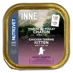 10x150g Nutrivet Inne Terrine Kitten - Cicaeledel