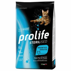7kg Sole & Potatoes Grain Free Sensitive Sterilizált Prolife macskák számára