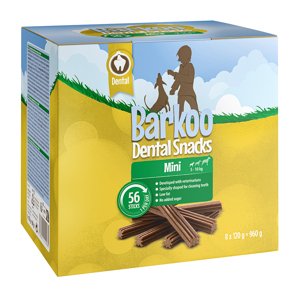 112db (1,92kg) Barkoo Dental kutyasnack Kis termetű kutyáknak 25% árengedménnyel