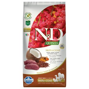 Farmina N&D Quinoa Skin & Coat szarvas, quinoa, kókuszdió & kurkuma Adult - 7 kg
