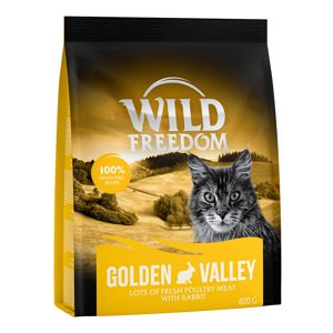 3x400g Wild Freedom Adult Golden Valley - nyúl száraz macskatáp 2+1 ingyen akcióban