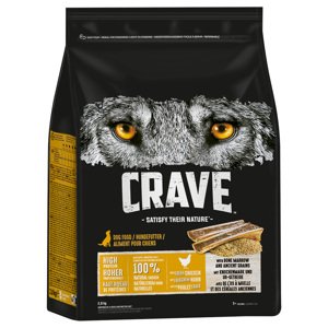 2x7kg Crave csirke/marha & ősgabona száraz kutyatáp 40% árengedménnyel