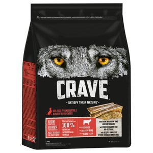 2x2,8kg Crave marha & ősgabona száraz kutyatáp 40% árengedménnyel