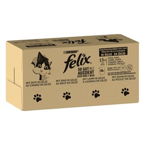 120x85g Felix Fantastic húsválogatás nedves macskatáp 10% kedvezménnyel