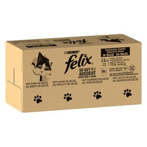 120x85g Felix Fantastic 2. hús- & halválogatás nedves macskatáp 10% kedvezménnyel