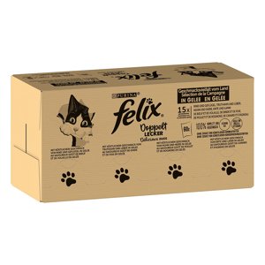 120x85g Felix Fantastic duplán finom nedves macskatáp 10% kedvezménnyel