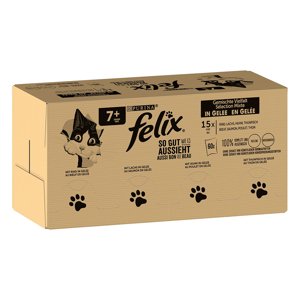 120x85g Felix Fantastic Senior nedves macskatáp 10% kedvezménnyel