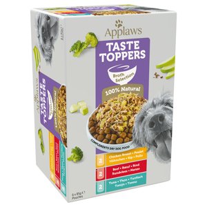 6x85g Taste Toppers hús-, hallében táplálékkiegészítő kutyáknak akciósan