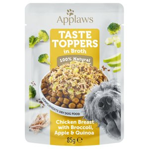 12x85g Taste Toppers Csirke, brokkoli, alma & quinoa táplálékkiegészítő kutyáknak akciósan