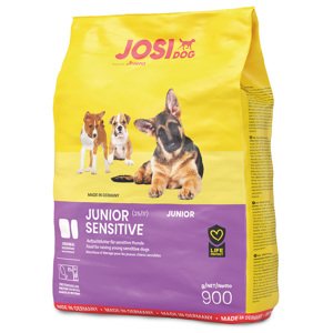2x900 g JosiDog Junior Sensitive száraz kutyatáp 1+1 ingyen akcióban