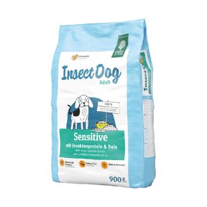 2x900 g Green Petfood InsectDog Sensitive száraz kutyatáp 1+1 ingyen akcióban