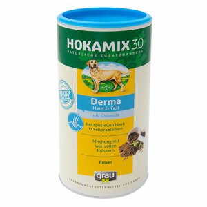750g GRAU HOKAMIX 30 Derma por táplálékkiegészítő kutyáknak akciós áron