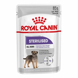 48x85g Royal Canin Sterilised Mousse nedves kutyatáp 36+12 ingyen