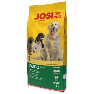 2x15kg JosiDog Solido Senior száraz kutyatáp 20% árengedménnyel