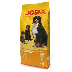 2x15kg JosiDog Economy száraz kutyatáp 20% árengedménnyel
