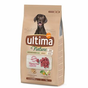 2x7kg Ultima Nature Medium / Maxi bárány száraz kutyatáp 10% kedvezménnyel