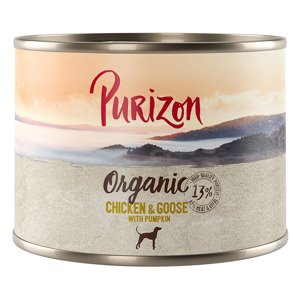 6x200g Purizon Organic Csirke, liba & tök nedves kutyatáp 15% árengedménnyel