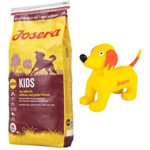 15kg Josera Kids száraz kutyatáp + Seppl sípoló kutyajáték ingyen