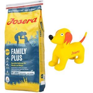 15kg Josera FamilyPlus száraz kutyatáp + Seppl sípoló kutyajáték ingyen