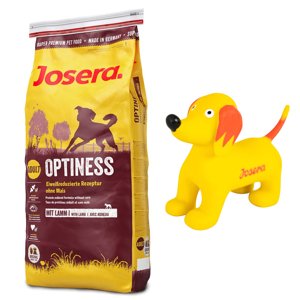 15kg Josera Optiness kukoricamentes száraz kutyatáp + Seppl sípoló kutyajáték ingyen