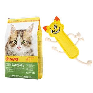 2kg Josera Kitten gabonamentes száraz macskatáp+Josera Paula macskajáték ingyen