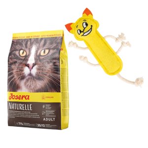 2kg Josera Naturelle gabonamentes száraz macskatáp+Josera Paula macskajáték ingyen