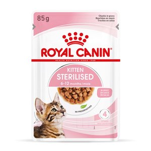 Royal Canin Sterilised Kitten szószban - 12 x 85 g