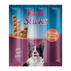 120g Rocco Sticks óriási kedvezménnyel! kutyasnack - Csirke & lazac