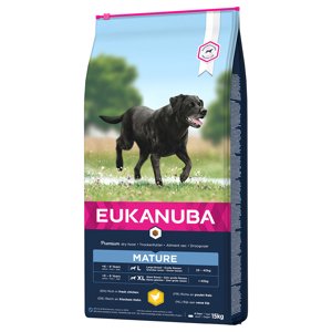 15kg 13 + 2 kg ingyen! Eukanuba száraz kutyatáp - Thriving Mature Large Breed csirke