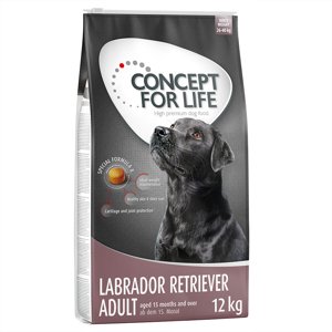 2x12kg Concept for Life Labrador Retriever Adult száraz kutyatáp 10% kedvezménnnyel