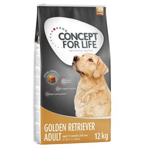 2x12kg Concept for Life Golden Retriever Adultszáraz kutyatáp 10% kedvezménnnyel