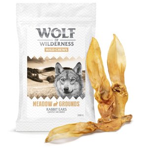 2x200g Wolf of Wilderness nyúlfül kutyasnack 20% kedvezménnyel