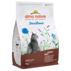 2kg Almo Nature Holistic marha & rizs száraz macskatáp 15% kedvezménnyel