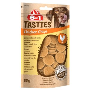 85g 8in1 Tasties csirke-chips kutyasnack 25% árengedménnyel