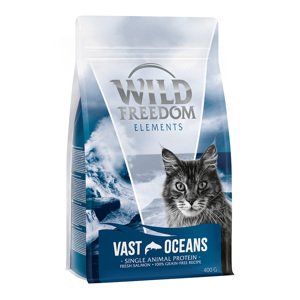 4x400g Wild Freedom Adult "Vast Oceans" lazac száraz macskatáp 3+1 ingyen