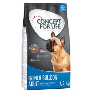 4x1,5kg Concept for Life Francia bulldog száraz kutyatáp 20% kedvezménnnyel