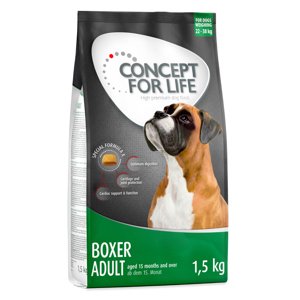 4x1,5kg Concept for Life Boxer száraz kutyatáp 20% kedvezménnnyel