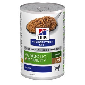 24x370g Hill's Prescription Diet nedvestáp óriási kedvezménnyel! nedves kutyatáp - Metabolic + Mobility