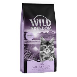 6,5kg Wild Freedom Kitten "Wild Hills" - kacsa, gabonamentes száraz macskatáp rendkívüli árengedménnyel