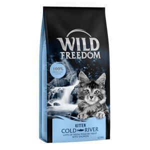 6,5kg Wild Freedom Kitten "Cold River" - lazac, gabomanetes száraz macskatáp rendkívüli árengedménnyel