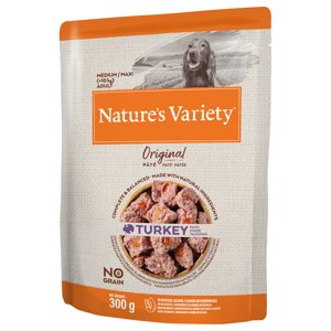 8x300g Nature's Variety Original Paté No Grain Medium/Maxi Adult pulyka nedves kutyatáp 6+2 ingyen akcióban